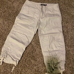 Prana capris, size 6, white
